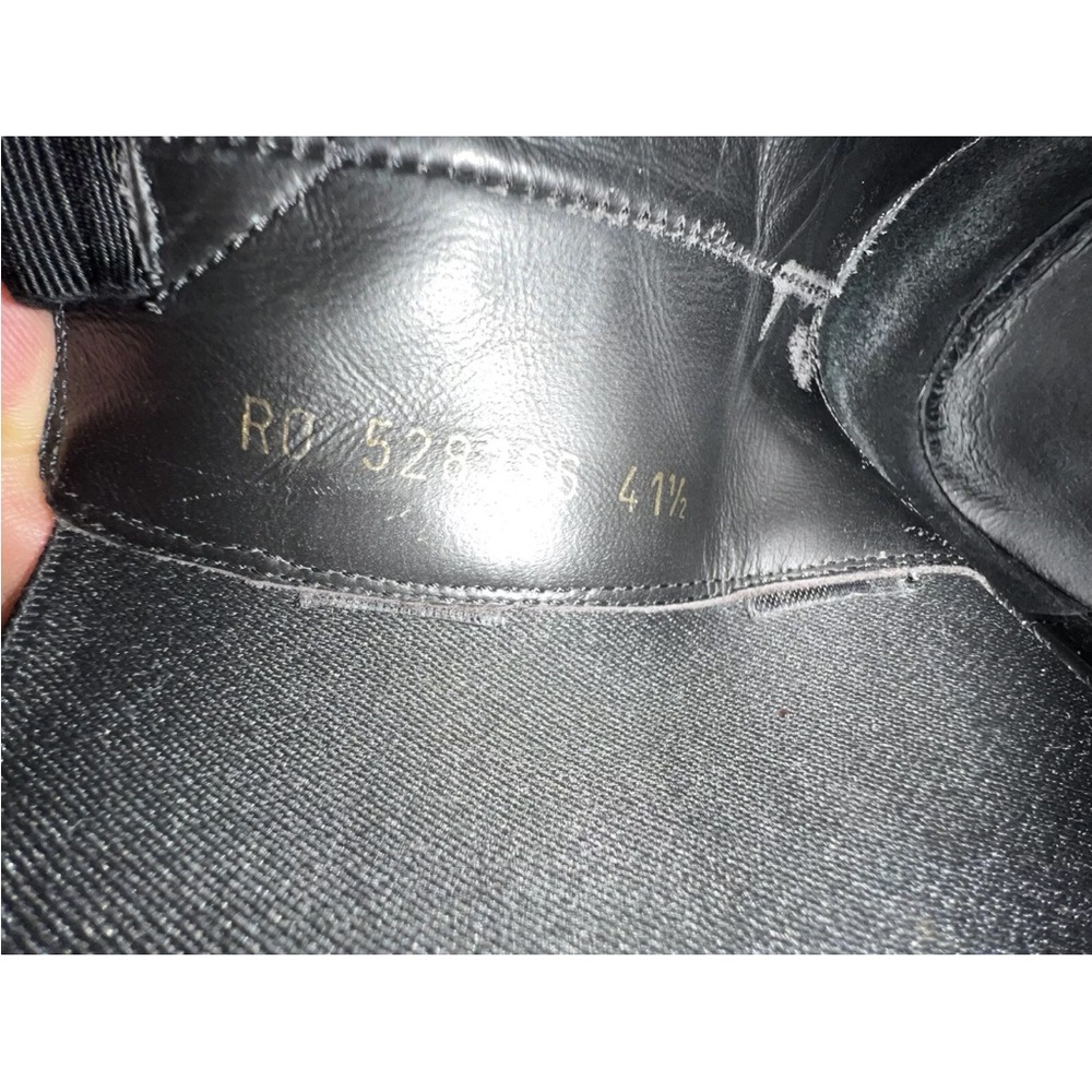 Saint Laurent Paris Wyatt Black Suede Size 41.5/8.5M - Picture 9 of 16